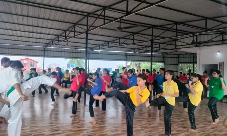 Karate class activity on 2025